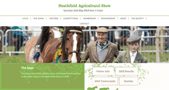 Desktop Screenshot of heathfieldshow.org